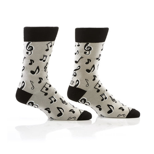 Yo Sox Music Note Crew Socks Yo Sox Music Note Crew Socks