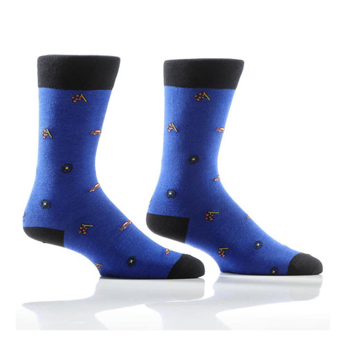 Yo Sox Race is On Crew Socks Yo Sox Race is On Crew Socks