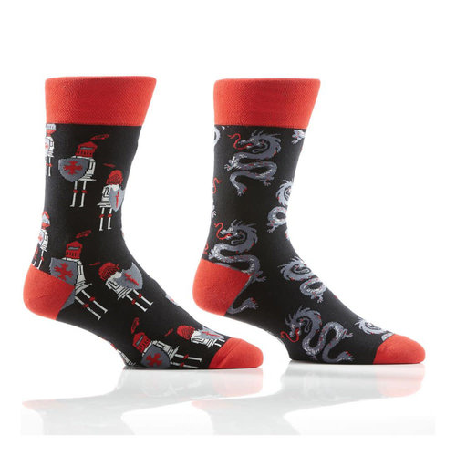 Yo Sox Knights & Dragons Crew Socks Yo Sox Knights & Dragons Crew Socks