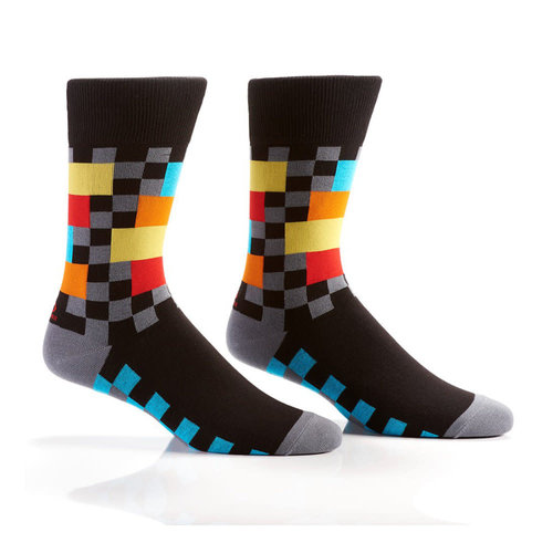 Yo Sox Color Block Crew Socks Yo Sox Color Block Crew Socks