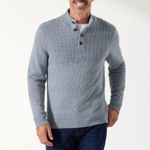 Tommy Bahama Sorentto Beach Button Mock Neck Tommy Bahama Sorentto Beach Button Mock Neck