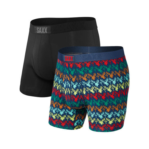 SAXX Ultra 2 Pack - Rudolph/Black SAXX Ultra 2 Pack - Rudolph/Black