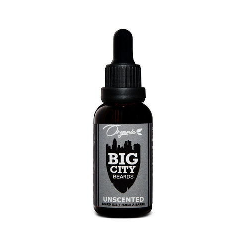 Big City Beards Organic Unscented Beard Oil -30ml Big City Beards Organic Unscented Beard Oil -30ml