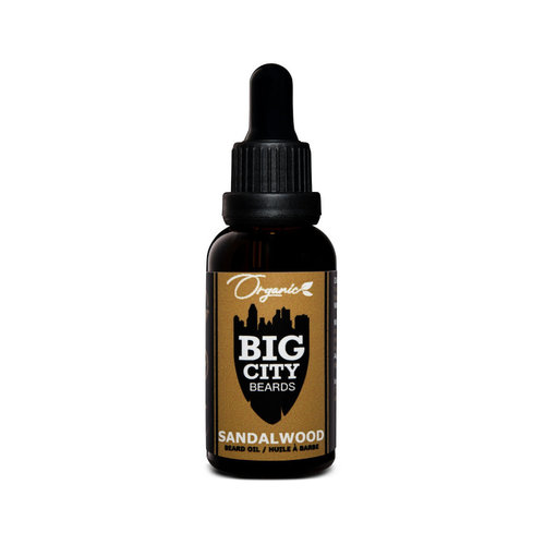Big City Beards Organic Sandalwood Beard Oil - 30ml Big City Beards Organic Sandalwood Beard Oil - 30ml