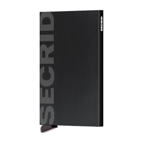 Secrid Cardprotector - Laser Logo Brushed Black Secrid Cardprotector - Laser Logo Brushed Black