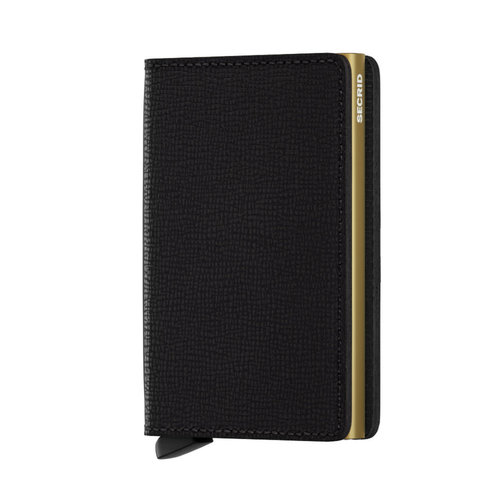 Secrid Slimwallet - Crisple Black/Gold Secrid Slimwallet - Crisple Black/Gold