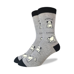 Good Luck Sock Yoga Pug Socks Good Luck Sock Yoga Pug Socks