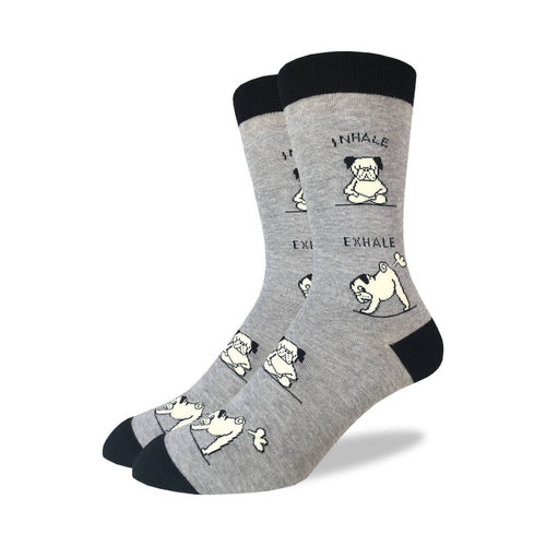 Good Luck Sock Yoga Pug Socks Good Luck Sock Yoga Pug Socks