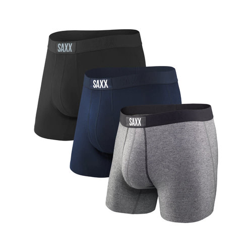 SAXX Vibe 3 Pack - Black/Grey/Blue SAXX Vibe 3 Pack - Black/Grey/Blue