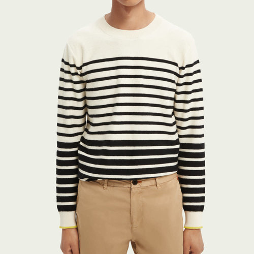Scotch & Soda Classic Crewneck Stripe Knit Scotch & Soda Classic Crewneck Stripe Knit