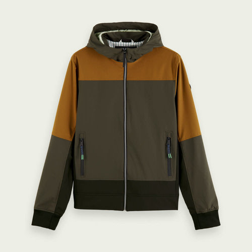 Scotch & Soda Soft Shell Hooded Jacket Scotch & Soda Soft Shell Hooded Jacket