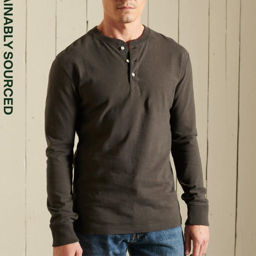 Superdry Grandad L/S Henley Superdry Grandad L/S Henley