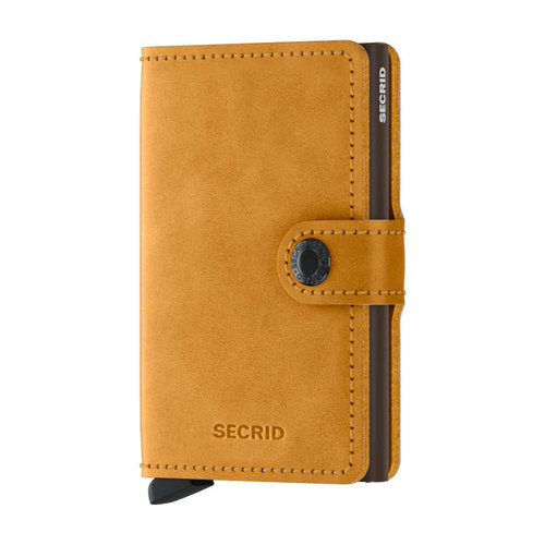 Secrid Miniwallet - Vintage Ochre Secrid Miniwallet - Vintage Ochre