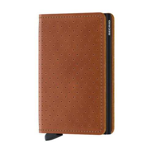 Secrid Slimwallet - Perforated Cognac Secrid Slimwallet - Perforated Cognac