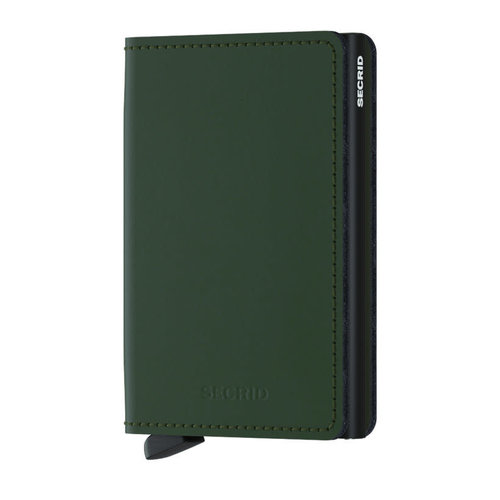 Secrid Slimwallet - Matte Green/Black Secrid Slimwallet - Matte Green/Black