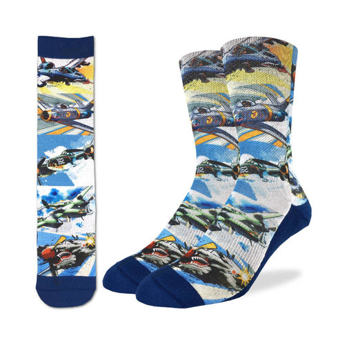 Good Luck Sock Fighter Jets Socks Good Luck Sock Fighter Jets Socks
