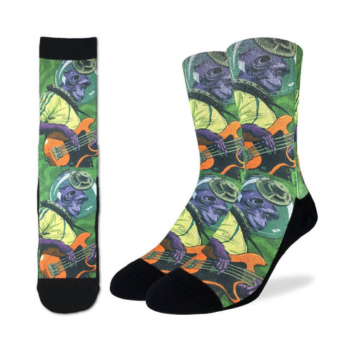 Good Luck Sock Rockin Space Chimp Socks Good Luck Sock Rockin Space Chimp Socks