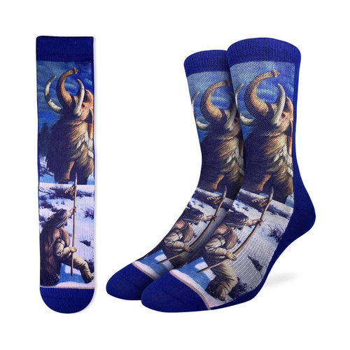 Good Luck Sock Caveman Vs Mammoth Socks Good Luck Sock Caveman Vs Mammoth Socks