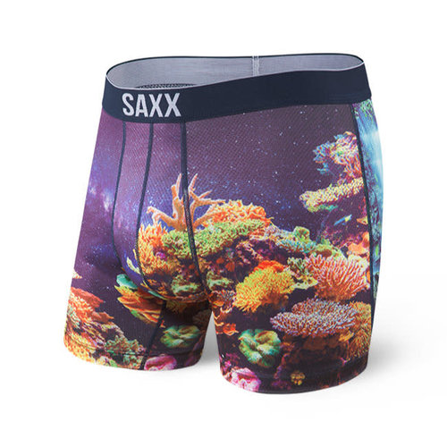 SAXX Volt Boxer Brief - Galactic Coral