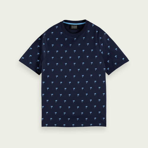 Scotch & Soda Organic Cotton Palm T-Shirt Scotch & Soda Organic Cotton Palm T-Shirt