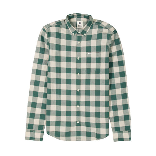 Garcia Green Checkered L/S Shirt