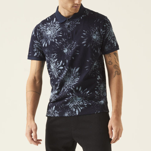 Garcia Spray Print 100% Cotton Polo Garcia Spray Print 100% Cotton Polo