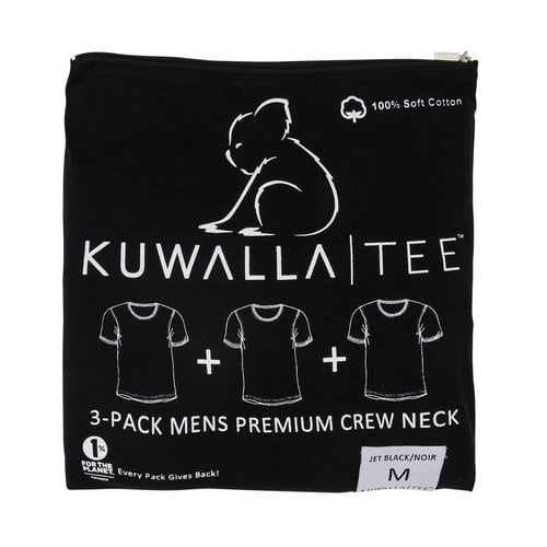 Kuwalla-tee Crew Neck 3 Pack - Black