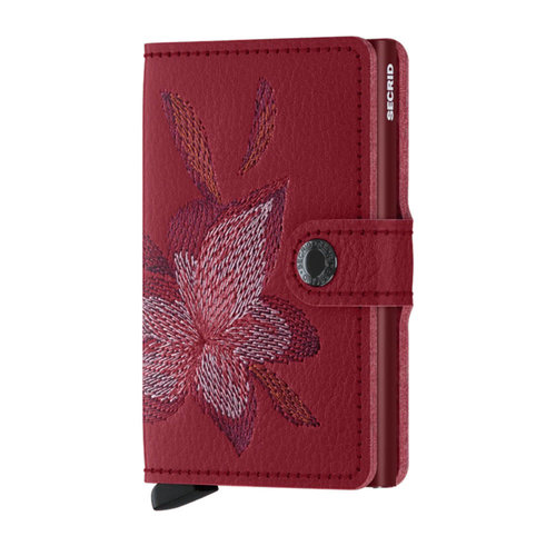 Secrid Miniwallet - Stitch Magnolia Rosso Secrid Miniwallet - Stitch Magnolia Rosso