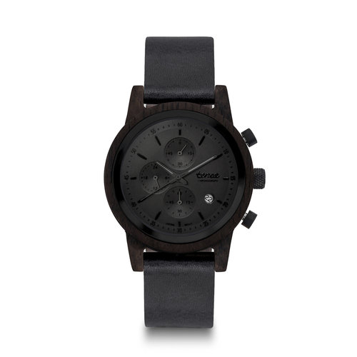 Tense Cambridge Leather Watch - Blackout Series Tense Cambridge Leather Watch - Blackout Series