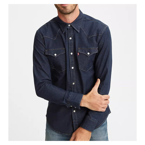Levis Barstow Western Shirt - Red Cast Rinse