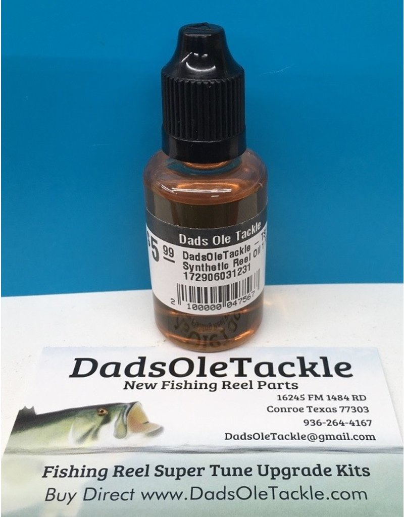 DadsOleTackle - TSI-321 Specially Formulated Synthetic Lubricant Fishing  Reel Bearing Oil in 1 oz. Needle Dropper Bottle - DadsOleTackle
