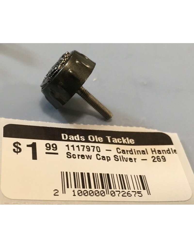 Abu Garcia 1117970 -  Cardinal Handle Screw Cap Dark Gray-