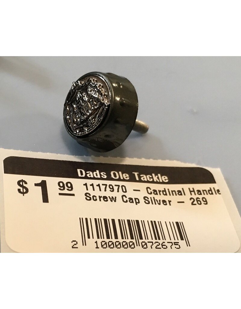 Abu Garcia 1117970 -  Cardinal Handle Screw Cap Dark Gray-