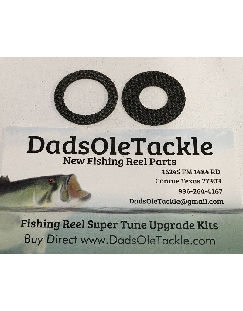 Smoooooth Drag CD102 - CBT A#053-B Carbon Drag Washer set fits Abu Garcia Ambassadeur ROUND REELS YEAR 1988-1989  - CD102
