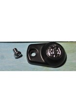 Abu Garcia Abu Garcia Ambassadeur Handle Nut Cover and screw Black with Silver Crest - 1104826