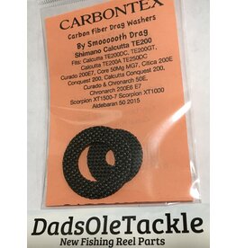 Smoooooth Drag CD48 - Shimano Carbon Drag Set Calcutta , Curado 200E7, Core 50MG MG7, Citica 200E, Conquest 200, Curado 50E, Chronarch 200E7 set