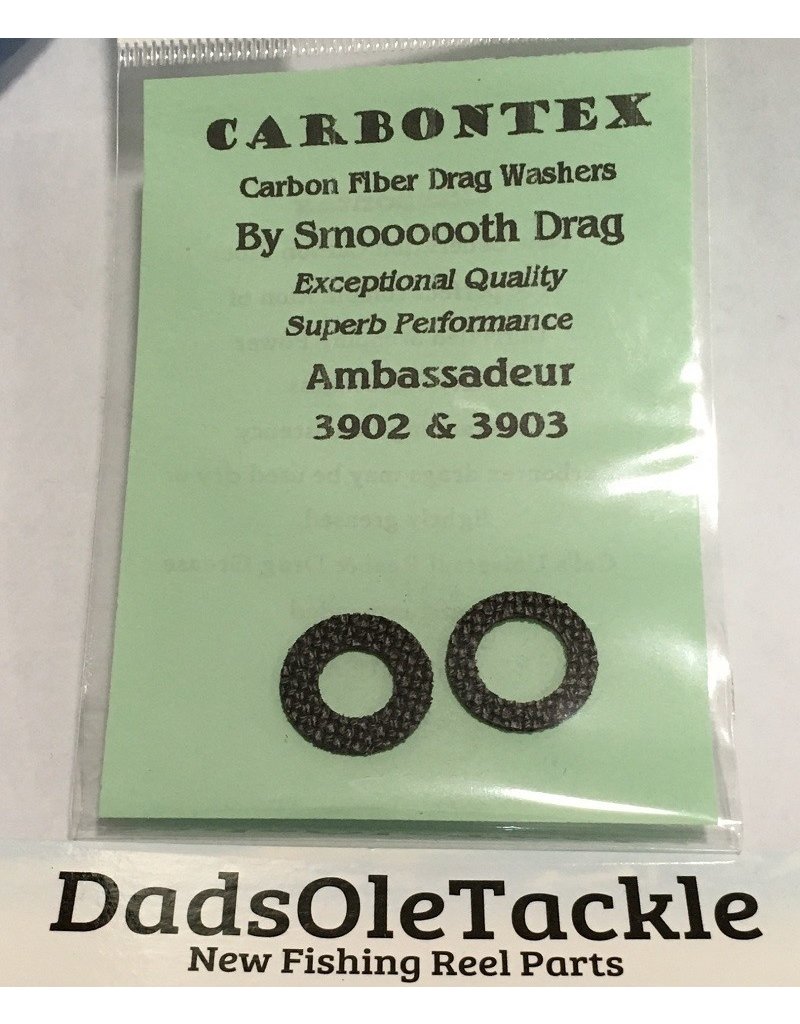 Smoooooth Drag Abu Garcia Ambassadeur 3902 & 3903 Carbon Drag Set - CD104