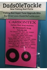 Smoooooth Drag Carbon Drag Washer Set to fit Many Shimano Calcutta Curado Castaic Calais Citica Chronarch reels see details CD52