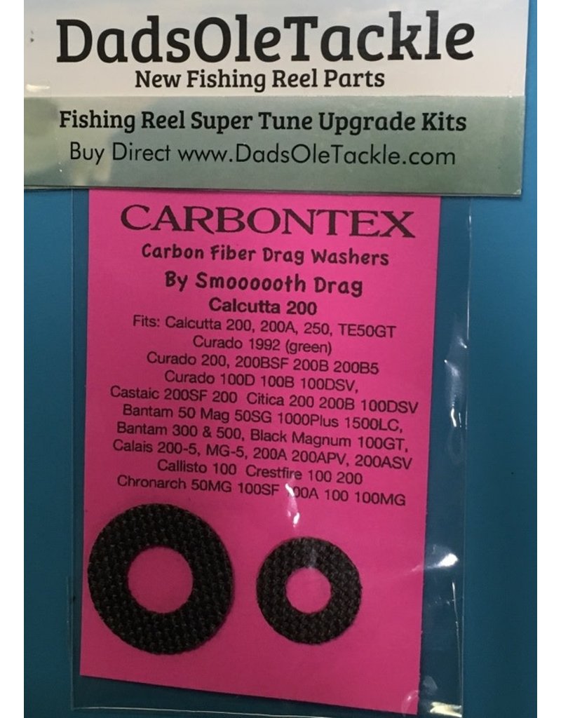 Carbon Drag Washer Set to fit Many Shimano Calcutta Curado Castaic Calais Citica Chronarch reels see details CD52