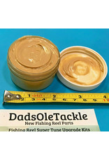 2 ounces of Cal's Tan Universal Reel & Star Drag Grease. Comes in a  resealable 2 oz container. - DadsOleTackle