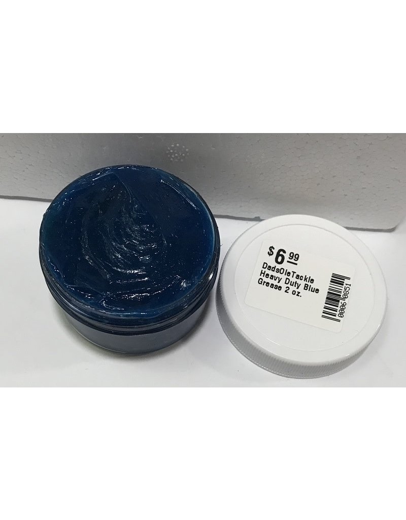 12387411- 2 ounce tub Blue Fishing Reel Grease for Penn Abu Shimano Etc. reels