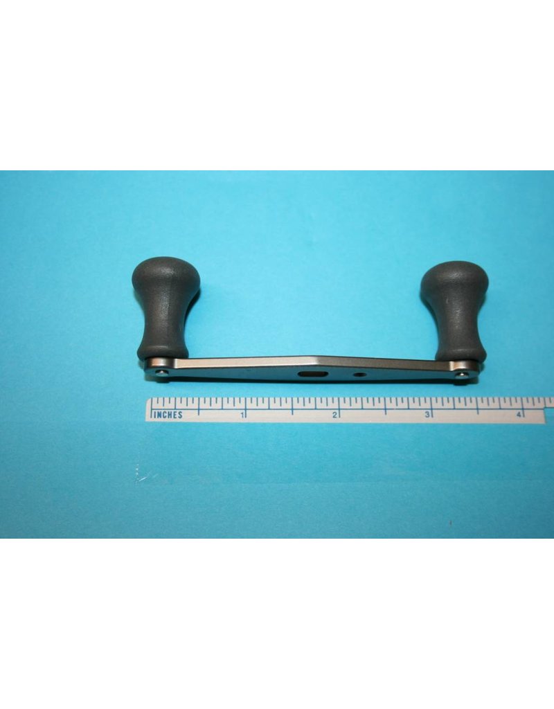 Abu Garcia Abu Garcia Ambassadeur Gray Anodized Aluminum Handle With Round Gray Knobs - 23982