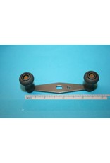 Abu Garcia Abu Garcia Ambassadeur Gray Anodized Aluminum Handle With Round Gray Knobs - 23982