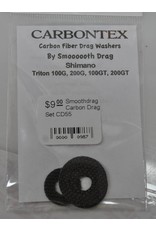 Smoooooth Drag CD55 - Shimano Triton 100G, 100GT, 200G, 200GTSmoothdrag Carbon Drag Set