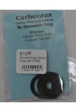Smoooooth Drag CD56 - Smoothdrag Carbon Drag Set for Calcutta TE300, TE400, Conquest 300, 400