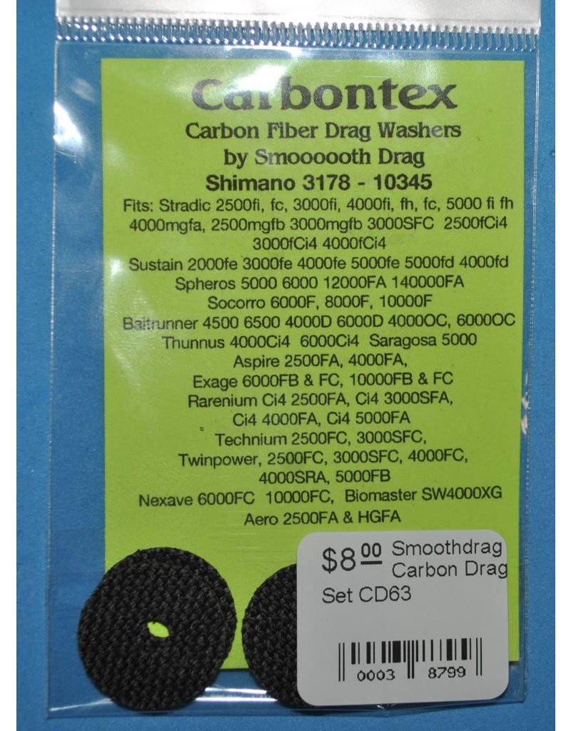 Smoooooth Drag Shimano 3178 - 10345 Smoothdrag Carbon Drag Set   FREE SHIPPING