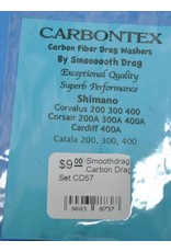 Smoooooth Drag Smoothdrag Carbon Drag Set fits Shimano Catala Cardiff Corsair Corvalus