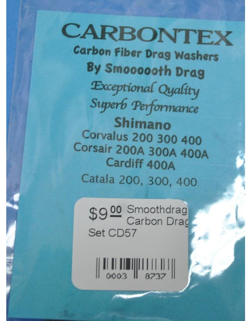 Smoooooth Drag Smoothdrag Carbon Drag Set fits Shimano Catala Cardiff Corsair Corvalus