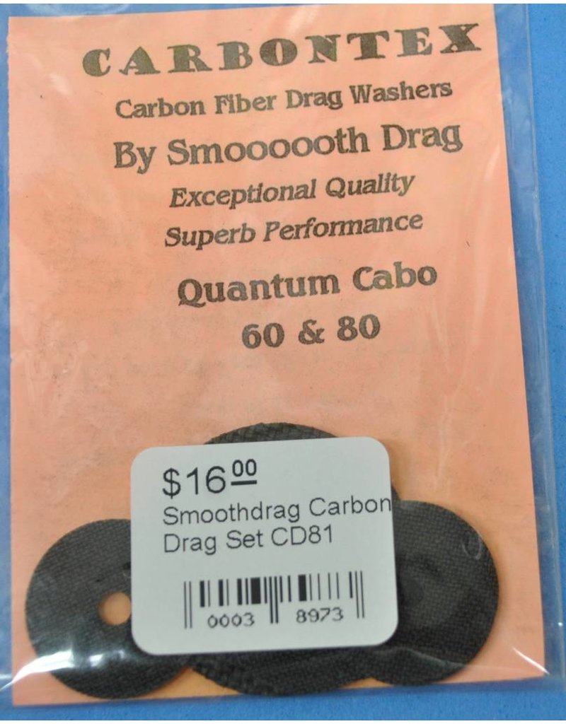 Shimano Quantum Cabo 60 & 80 Smoothdrag Carbon Drag Set