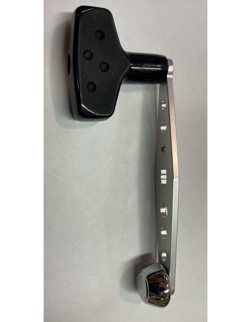 Abu Garcia 1078096 -Abu Garcia Ambassadeur Silver Anodized Aluminum Power Handle